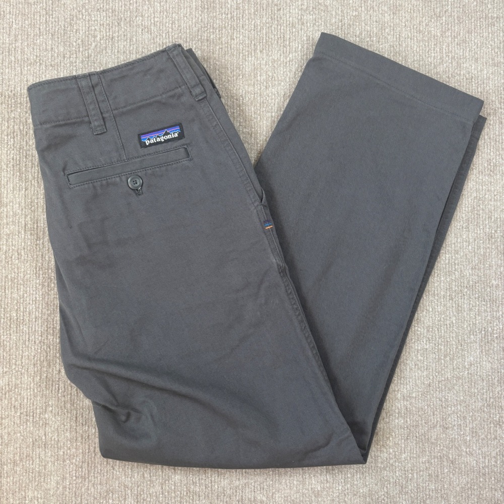 Patagonia Gray Four Canyons Twill Chino Pants Men's Size 30x27 EUC 56060